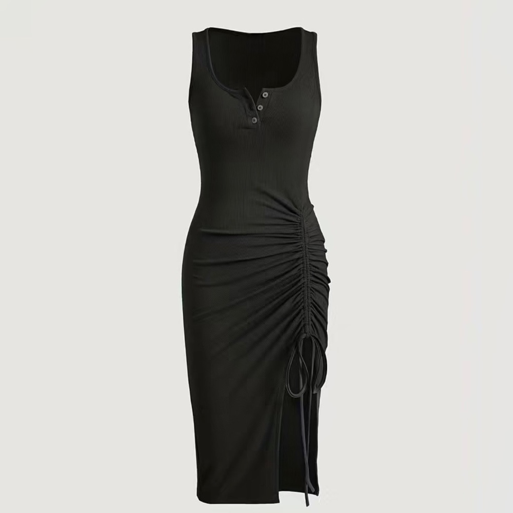 Long black dress